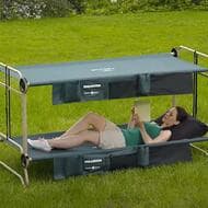 キャンプでは2段ベッドが便利だよ！ 狭いテント内を有効活用する「Disc-O-Bed」