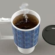 太陽光で発電してコーヒーや紅茶を保温するマグカップ「ソーラーパワーホットカップ」Kickstarterに登場
