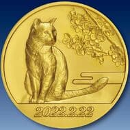 2022年2月22日は今世紀で最も2が多く揃う「猫の日」 記念の小判とメダルを松本徽章工業が発行