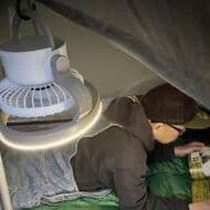 ソロキャン！ ランタン付き扇風機「SOLO FAN（ソロ ファン）」一般販売開始 テント内を涼しく 明るく