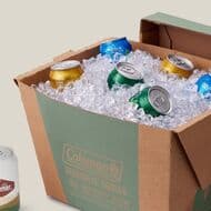 ダンボール製のクーラーボックス「GeoFreeze Recyclable Cooler」コールマンが米国で発売 缶飲料を16本冷やせる！