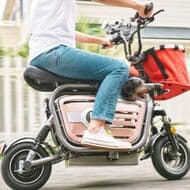 ペットと乗れる電動バイク「PONY」Makuakeで先行予約販売開始 － シート下にキャリー装備！