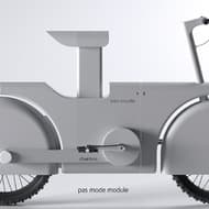 キックスクーターに変形可能な電動自転車！薄くてシンプルすぎる一風変わった見た目にも注目