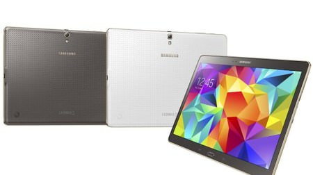 Samsung が WQXGA 表示の有機 EL タブレット「Galaxy Tab S」発表、10.5インチと8.4インチ