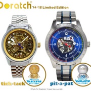 手巻き機械式ムーブメントの数量限定“ドラえもん”腕時計「Doratch」、誕生記念で9月3日発売