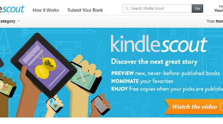 Amazon.com、ユーザーの人気投票をもとに小説を電子出版する「Kindle Scout」開始
