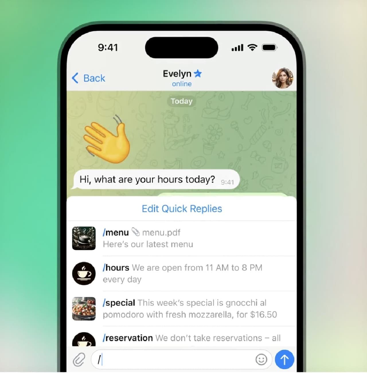Telegramがビジネス向け新機能を搭載、WhatsAppやMessengerとの競争を熱くする  今後のアップデートで更に強化予定 画像2