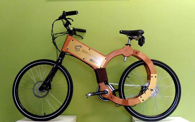 木製で 錆びないフレームの電動アシスト自転車 Web 船舶用合板製で 港町にぴったり 画像 5 5 インターネットコム